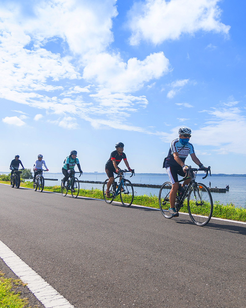 仲間と走ろう茨城県 サイクリング風景